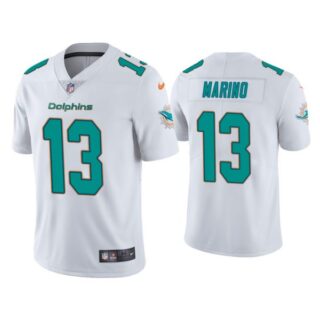 Men's Dan Marino Miami Dolphins Vapor Limited Stitched Jersey White