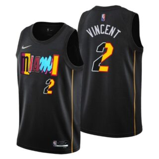 Men's Gabe Vincent Miami Heat 75th Anniversary Diamond Jersey