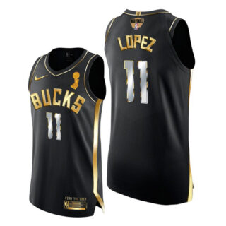 Men's Brook Lopez Milwaukee Bucks 2021 NBA Finals Champions Jersey