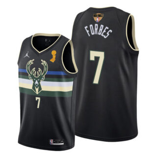 Youth Bryn Forbes Milwaukee Bucks 2021 NBA Finals Champions Jersey Black Statement