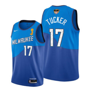 Youth P.J. Tucker Milwaukee Bucks 2021 NBA Finals Champions Jersey