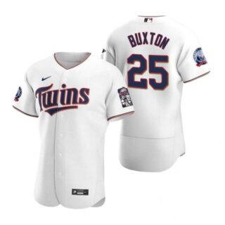Men's Byron Buxton Minnesota Twins Flex Base Jersey White