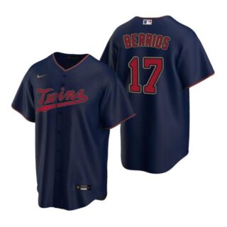 Men's Jose Berrios Minnesota Twins Cool Base Jersey Navy