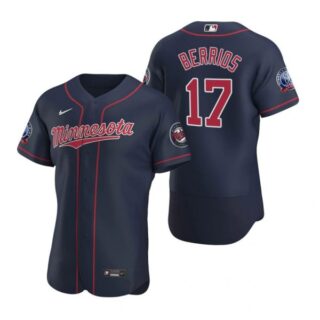 Men's Jose Berrios Minnesota Twins Flex Base Jersey Navy