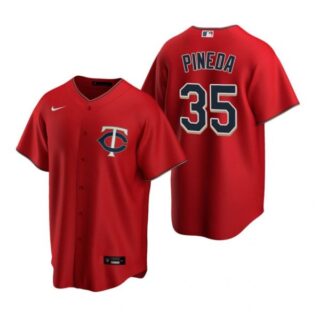 Men's Michael Pineda Minnesota Twins Cool Base Jersey Red