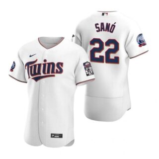 Men's Miguel Sano Minnesota Twins Flex Base Jersey White
