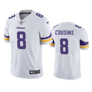 Men's Kirk Cousins Minnesota Vikings Vapor Limited Stitched Jersey White
