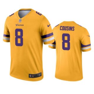 Men's Kirk Cousins Minnesota Vikings Limited Stitched Jersey Yellow