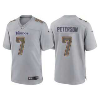 Youth Minnesota Vikings Patrick Peterson Gray Atmosphere Fashion Stitched Jersey