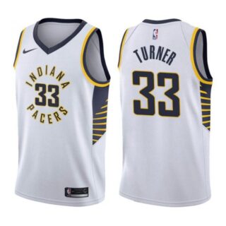Men's Myles Turner Indiana Pacers Basketball Jersey White