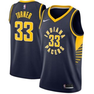 Men's Myles Turner Indiana Pacers Basketball Jersey Navy