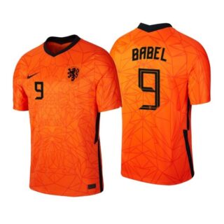 Men's Ryan Babel Netherlands National Orange Home Jersey