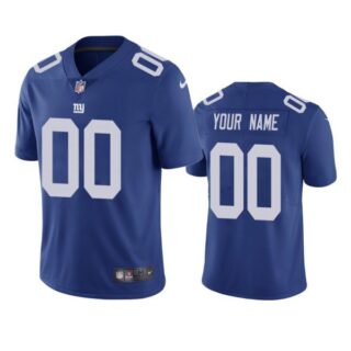 Men's Custom New York Giants Limited Stitched Jersey Royal