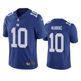 Men's #10 Eli Manning New York Giants Limited Stitched Jersey Royal