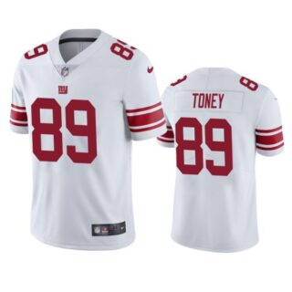 Men's #89 Kadarius Toney New York Giants Limited Stitched Jersey White