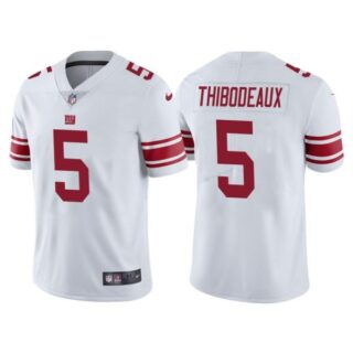 Men's New York Giants Kayvon Thibodeaux 2022 NFL Draft Stitched Jersey White
