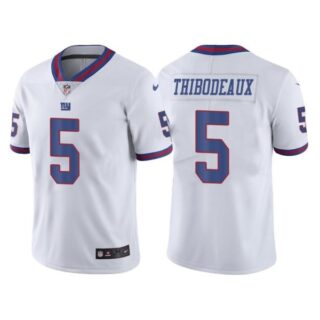 Men's New York Giants Kayvon Thibodeaux 2022 NFL Draft Stitched Jersey White