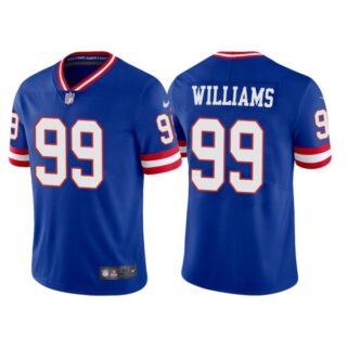 Youth New York Giants Leonard Williams Royal Classic Vapor Limited Stitched Jersey