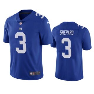 Men's #3 Sterling Shepard New York Giants Limited Stitched Jersey Royal