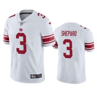 Men's #3 Sterling Shepard New York Giants Limited Stitched Jersey White