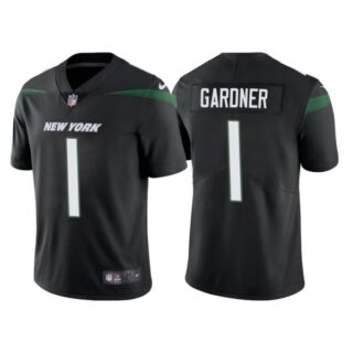 Men's New York Jets Ahmad Gardner 2022 NFL Draft Stitched Jersey Black