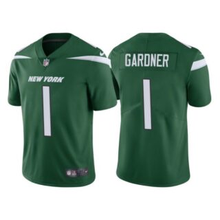 Men's New York Jets Ahmad Gardner 2022 NFL Draft Stitched Jersey Green