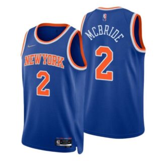 Men's Miles Mcbride New York Knicks 75th Anniversary Diamond Jersey