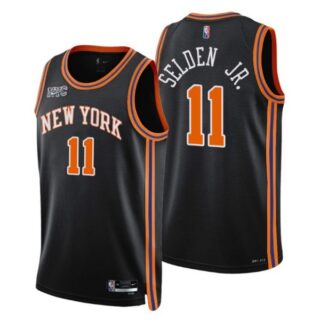 Men's Wayne Selden Jr. New York Knicks 75th Anniversary Diamond Jersey