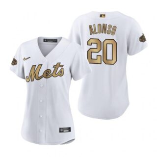 Women's Pete Alonso New York Mets 2022 MLB All-Star Game White Stitched Jersey