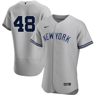 Men's Anthony Rizzo New York Yankees Flex Base Jersey - Stitched Gray