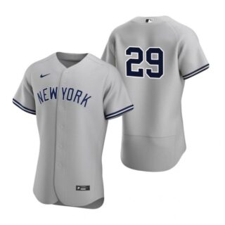 Men's Gio Urshela New York Yankees Flex Base Jersey Gray