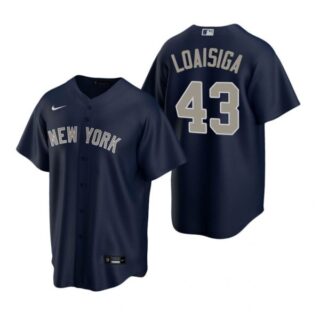 Men's Jonathan Loaisiga New York Yankees Cool Base Jersey Navy