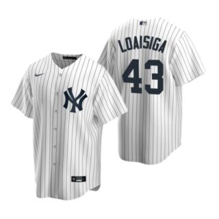 Men's Jonathan Loaisiga New York Yankees Cool Base Jersey White