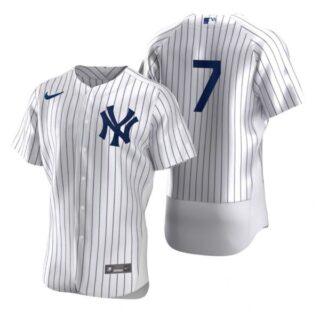 Men's Mickey Mantle New York Yankees Flex Base Jersey White