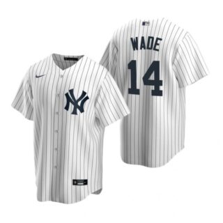 Men's Tyler Wade New York Yankees Cool Base Jersey White