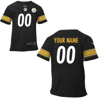 Toddlers pittsburgh steelers baby customized game team color infant jerseys