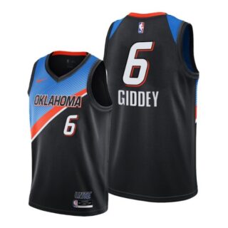 Men's Josh Giddey Oklahoma City Thunder 2021 NBA Draft Jersey Black