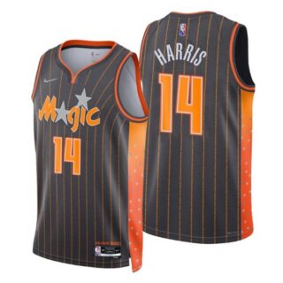 Men's Gary Harris Orlando Magic City Anthracite 75th Anniversary Diamond Jersey Stitched
