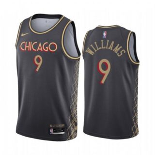 Men's Patrick Williams Chicago Bulls Basketball Jersey Black
