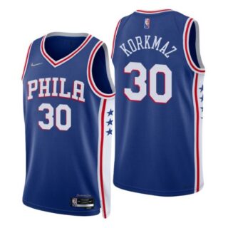 Men's Furkan Korkmaz Philadelphia 76ers 75th Anniversary Diamond Jersey