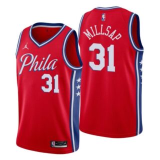 Men's Philadelphia 76ers Paul Millsap 2022 Trade Stitched Jersey -