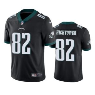 Men's John Hightower Philadelphia Eagles Vapor Limited Jersey Stitched Black