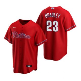 Men's #23 Archie Bradley Philadelphia Phillies Cool Base Jersey Red