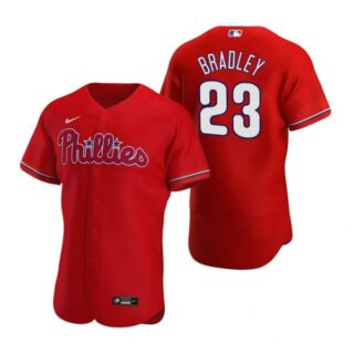 Men's #23 Archie Bradley Philadelphia Phillies Flex Base Jersey Red