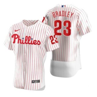 Men's #23 Archie Bradley Philadelphia Phillies Flex Base Jersey White