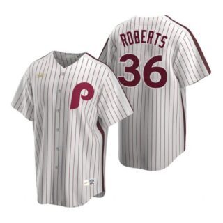 Men's #36 Robin Roberts Philadelphia Phillies Cool Base Jersey White