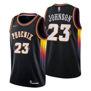 Men's Cameron Johnson Phoenix Suns 75th Anniversary Diamond Jersey Black