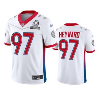 Men's Cameron Heyward Pittsburgh Steelers 2022 AFC Pro Bowl Stitched Jersey White