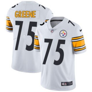 Men's #75 Joe Greene Pittsburgh Steelers Vapor Limited Jersey Stitched White