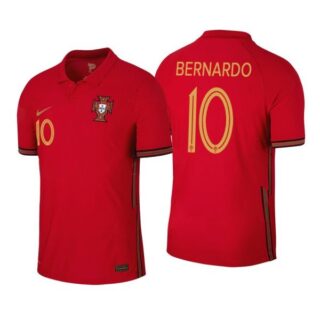 Men's Bernardo Silva Portugal National Red Home Jersey